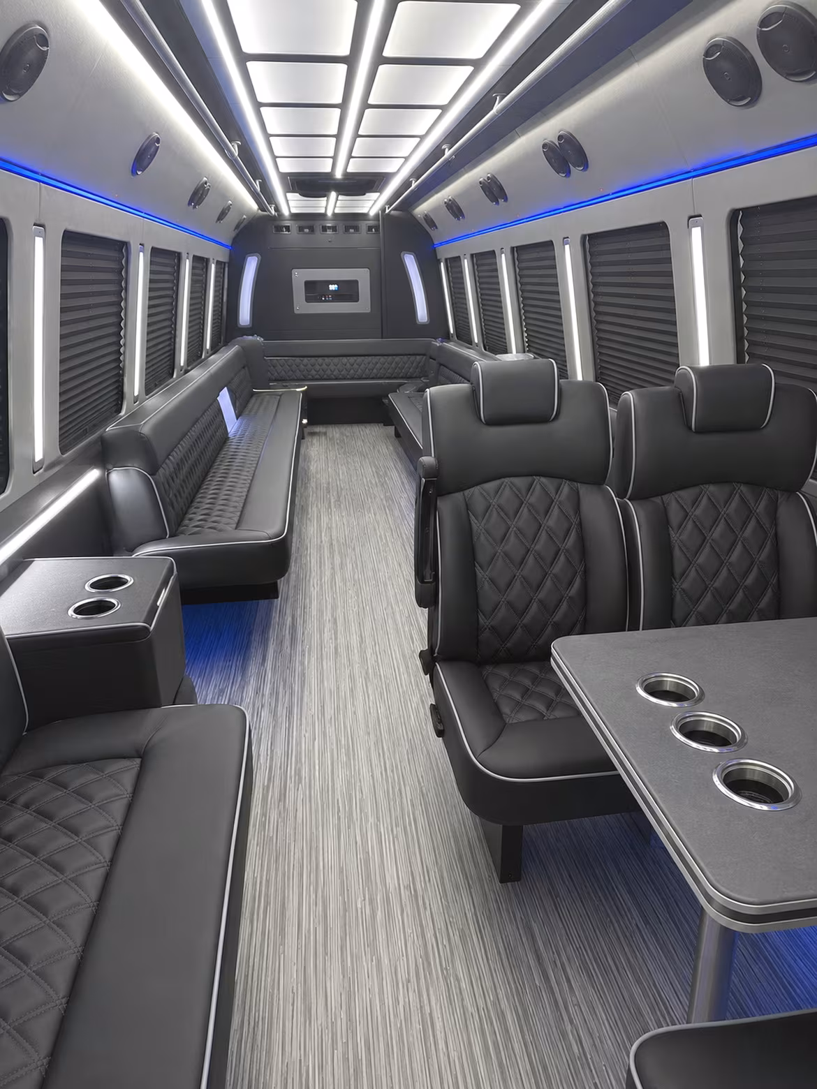 apopka 25 passenger party bus inside