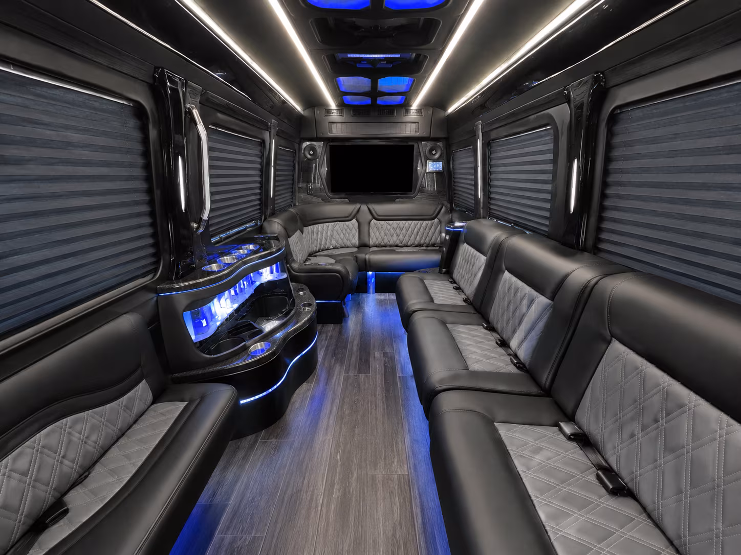 apopka 50 passenger party bus interior