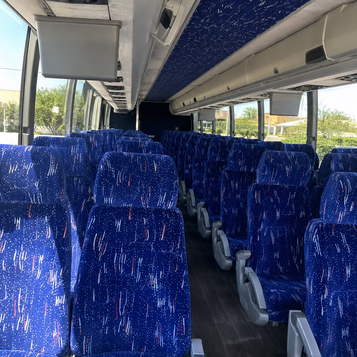 ocoee charter bus rental interior
