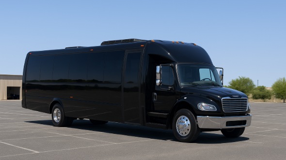 Exterior of Charter Bus Company Apopka's 15 Passenger Minibus in Apopka