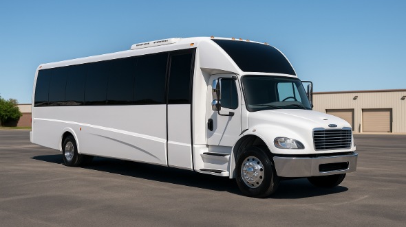 Exterior of Charter Bus Company Apopka's 18 Passenger Minibus in Apopka