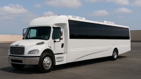 Exterior of Charter Bus Company Apopka's 25 Passenger Mini bus in Apopka