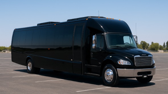 Exterior of Charter Bus Company Apopka's 35 Passenger Minibus in Apopka
