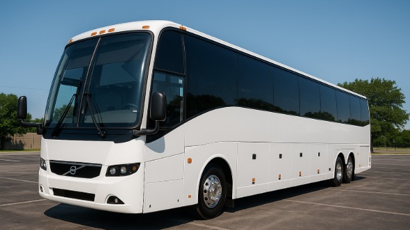 Exterior of Charter Bus Company Apopka's 54 Passenger Charter Bus in Apopka