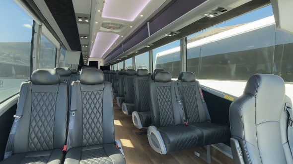 apopka 15 passenger minibus inside
