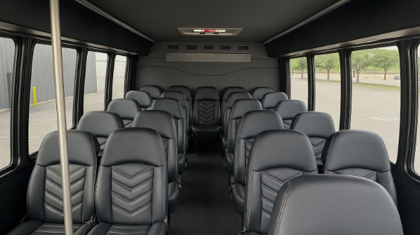 apopka 18 passenger minibus inside