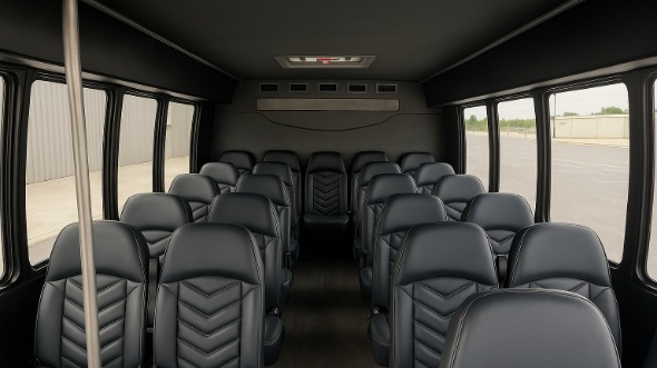 apopka 20 passenger minibus inside