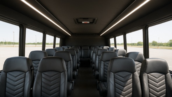 apopka 25 passenger minibus interior