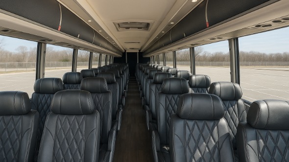 apopka 54 passenger charter bus inside