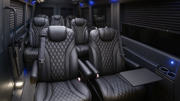 apopka sprinter van with driver inside